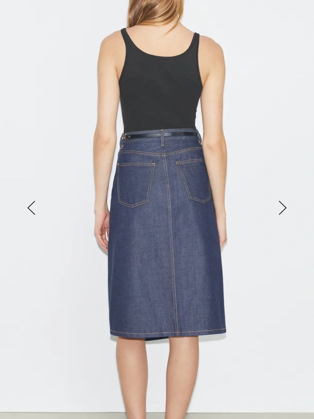 Tory Burch Cotton Denim Skirt